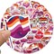 Lesbian Pride Stickers |50 Pcs Lesbian Love Waterproof Vinyl Decals for Water Bottles Book Laptop Bicycle Luggage Cup Mobile Phone Encouragement Décor